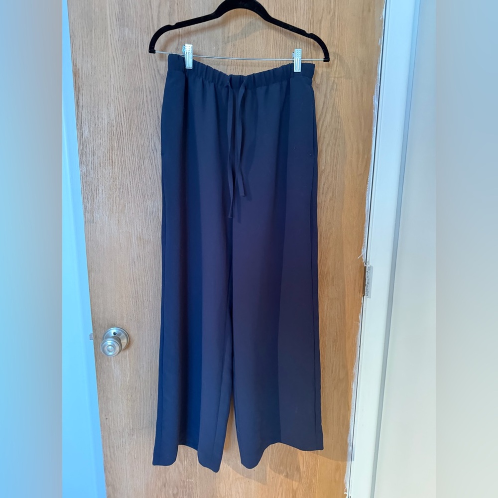 Aritzia Wilfred Lodge Pant Navy Blue Size Small, Crepette